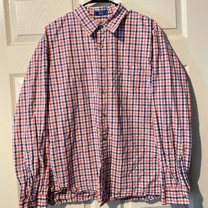 Pendleton Plaid red Shirt Mens Large